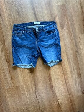 Torrid Blue Denim Cutoff Women's Shorts